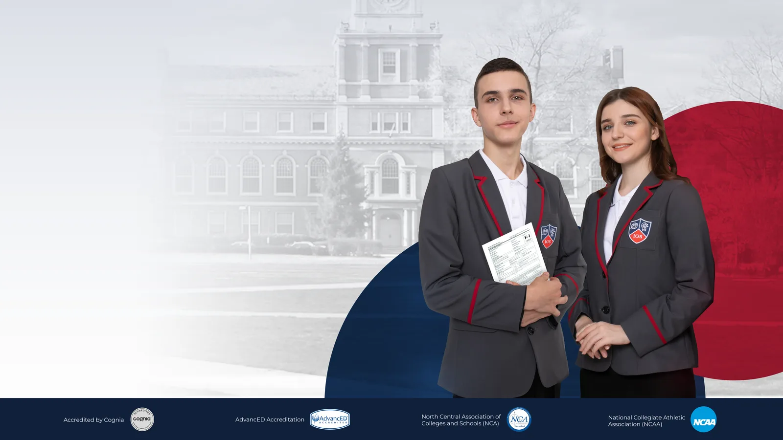An Accredited Private School — a U.S. campus *and* a global classroom
